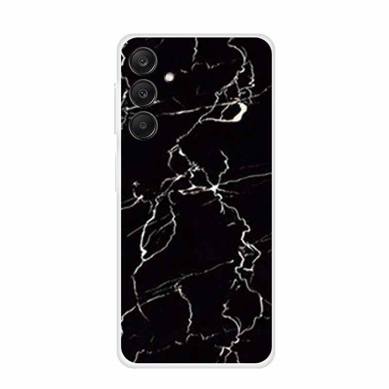 Marble Patterns Phone Case for Samsung A25 Soft Transparent TPU Clear Cover for Samsung Galaxy A 25 Protective Silicone Shell