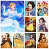 5D Diamond Painting Disney Princesses Full Diamond Embroidery Cartoon DIY Rhinestone Pictures Cross Stitch Kits Crafts Home Decor