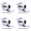 High Precise Stainless Steel Tape Measure 5m 7.5m 10m Durability Wear Resistant ABS Carbon Steel Construction