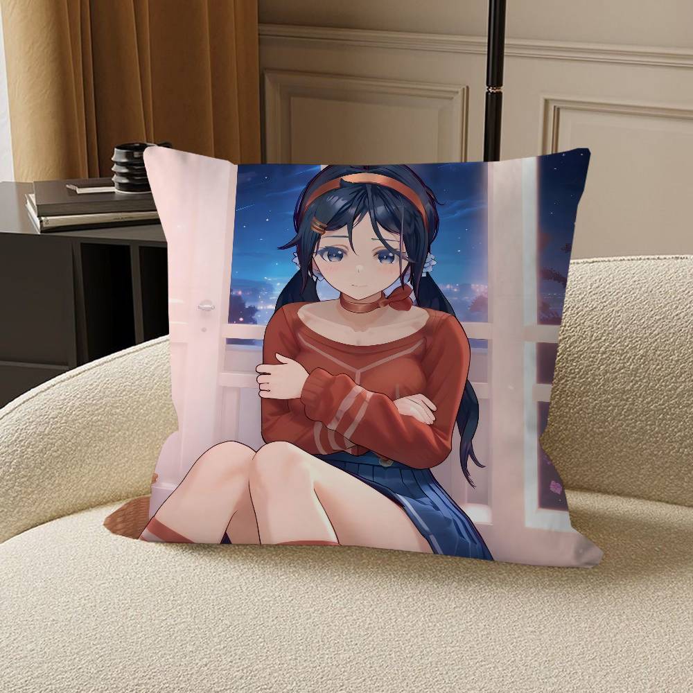 Cute M-MiSide MitaS Game Pillow Anime Pillow Sofa Bed Head Pillow Cover Cushion Cover 45x45 Cm Fashion