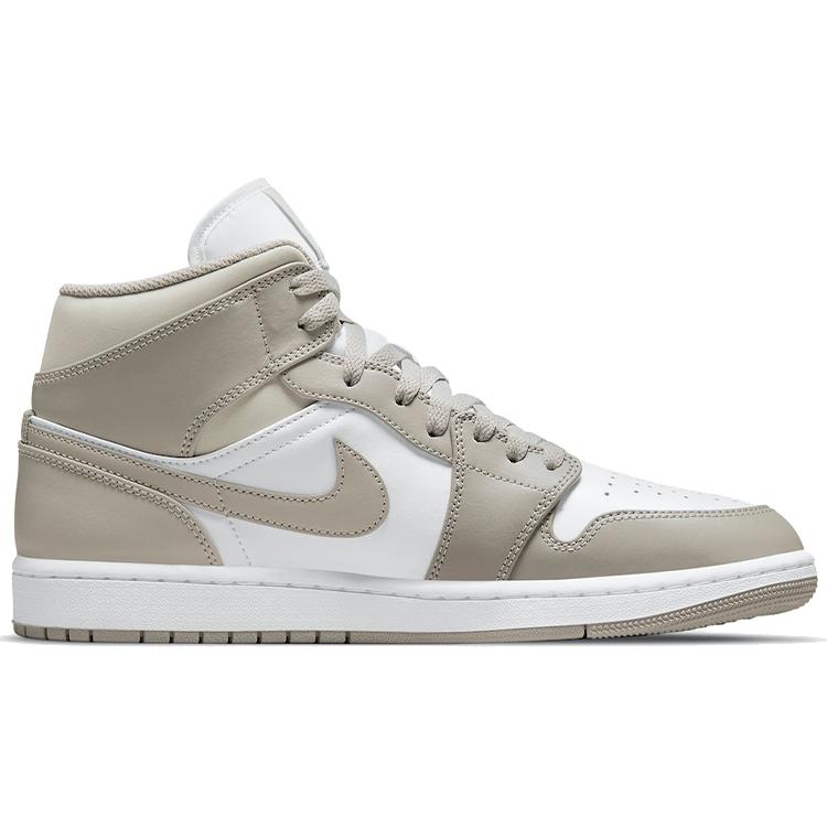 New JORDAN 1 Mid Linen 554724-082