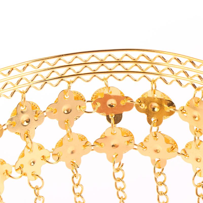 1Pc Women Belly Dance Hairpin Coins Tassels Gypsy Headband Indian Dance Performance Clothing Accessories Head Chain