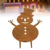 Xmas Garden Stake Snowman Decorative Garden Stake Yard Sign Outdoor Decoration for Lawn Pathway Pati