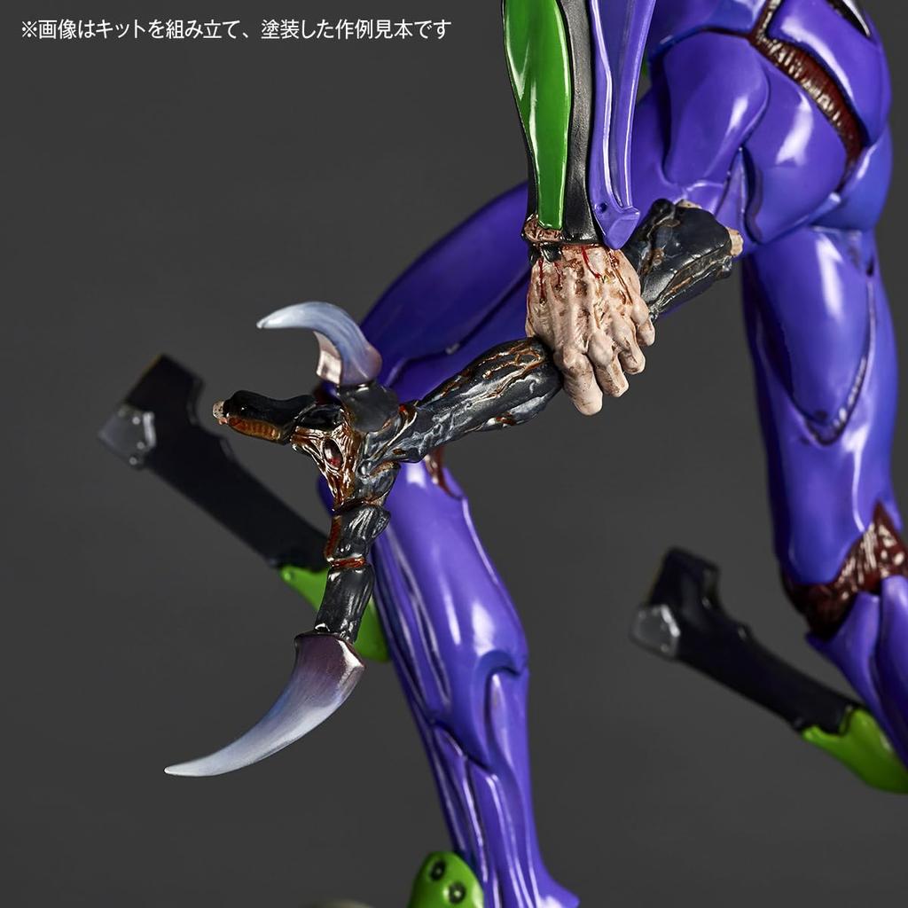 Kaiyodo ARTPLA SCULPTURE WORKS Evangelion Approximately 230mm Unpainted Plastic Model Kit AP048 Unit-01 "Runaway" (2025 Rerelease), Tall, Non-Scale,