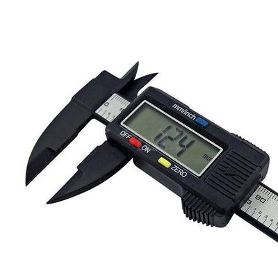 150Mm 6Inch Lcd Digital Electronic Carbon Fiber Vernier Caliper Gauge Micrometer