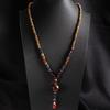Tibetan Ethnic Sweater Chain Zen Bodhi Necklace: Unisex Retro Scenic Accessory