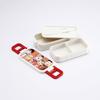 Skater Bento and Made in Box, "Me Roboco," 600ml, Antibacterial, Two-Tier, Japan, YZW3AG-A