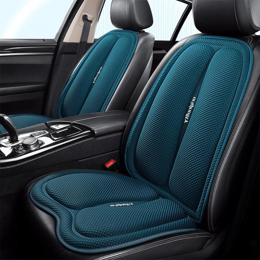 Isilkes Bilbarnstolsskydd Andningsbart Luftlager Svala Sätesskydd Halvklädda Smutsavvisande Fullständig Uppsättning Sätesskydd För Alla Bilar