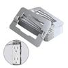10Pcs Stainless Steel Electrical Outlet Leveling Shims Metal Outlet Spacers Receptacle Spacer Shims Leveler Enduring