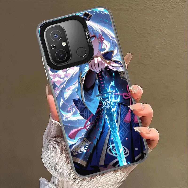 Genshin Impact Kamisato Ayaka Stoßfeste Handyhülle für Xiaomi Poco X7 X6 X5 X3 Pro F7 Ultra M8 Redmi 15C 15 14C 13C 12C 10C 13