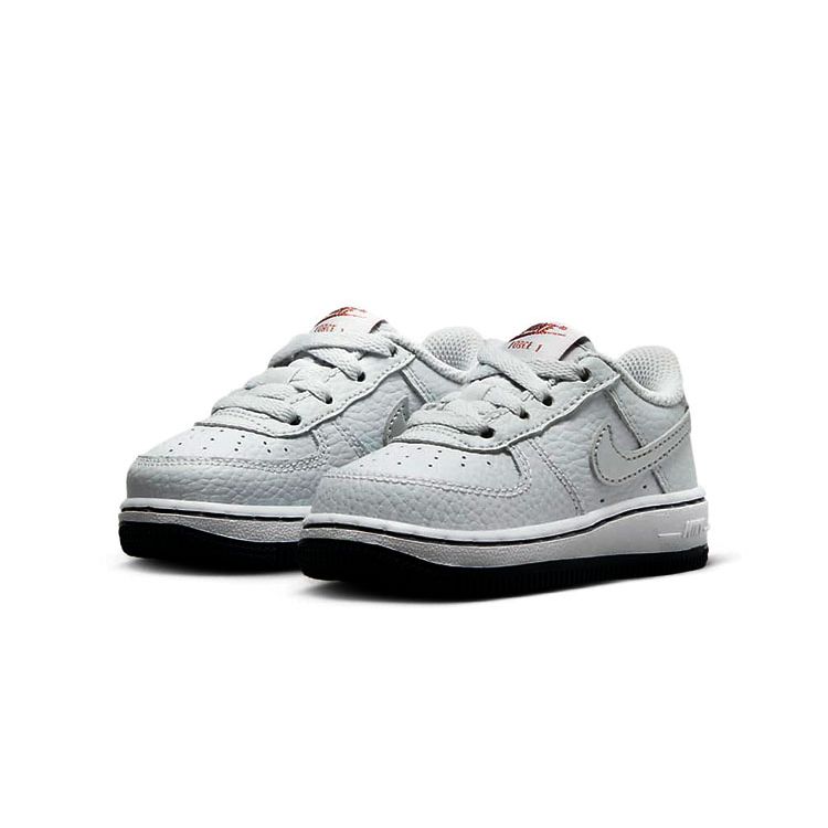 Nike Force 1 TD Pure Platinum Barely Grape Baby Sneakers White Midnight-Navy Metallic-Silver CZ1691-004