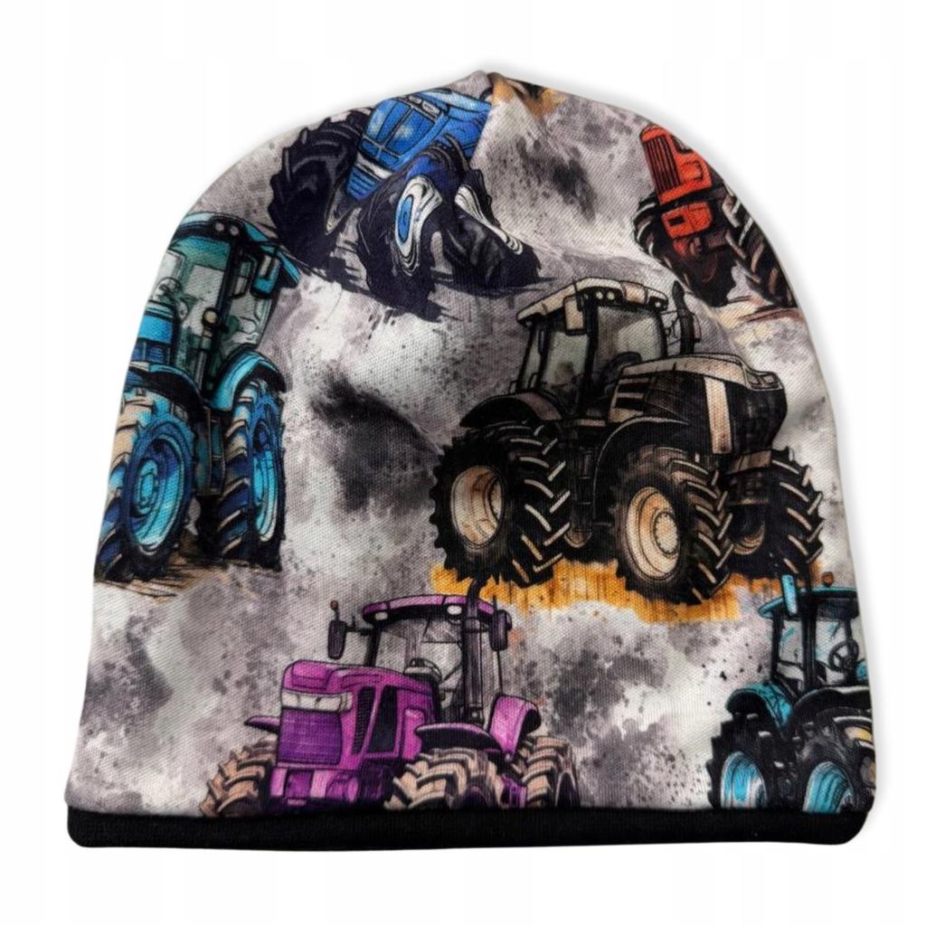 Comple Bambino Cappello+Scaldacollo 92-104 Per Ragazzo 46-50 Autunno Con Trattorini