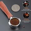 58mm Bottomless Portafilter Fit for Petrus Stainless Steel Universal 3 Ears Portafilter with Wooden Handle Filter Basket Tools