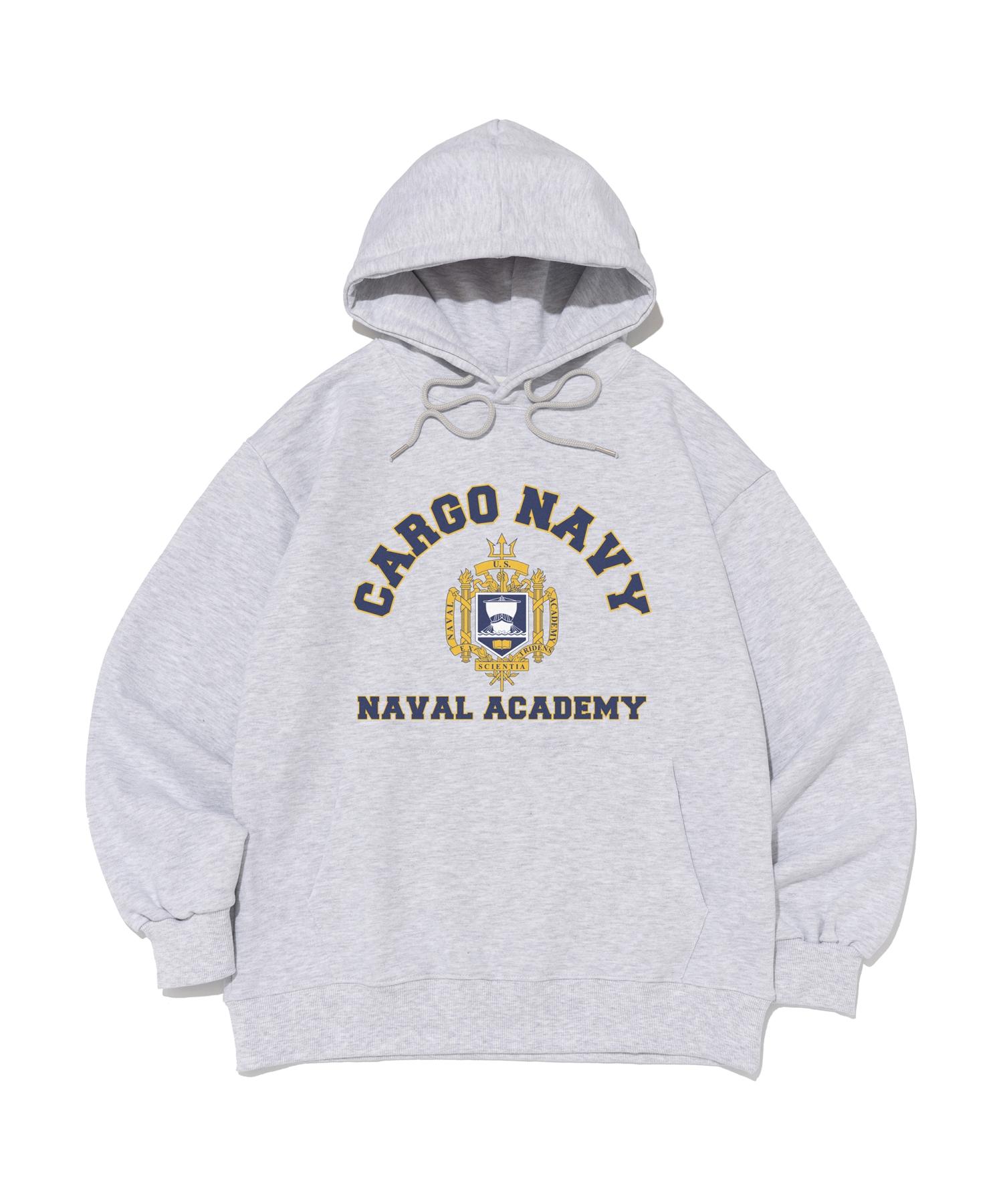 Cargo Bros For Woman Navy Academy Hoodie (Light Grey) S