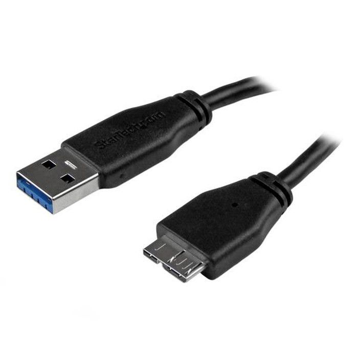 Câble USB 3.0 Slim A Vers Micro B - STARTECH - 15 Cm - Double Blindage - Débit De Données De 5 Gbps