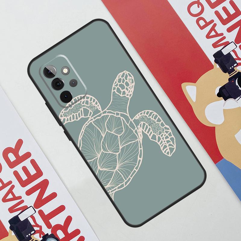 Sea Turtle Case For Samsung Galaxy A34 A54 A14 A56 A36 A16 A06 A13 A53 A12 A22 A32 A52 A35 A17 A15 A55