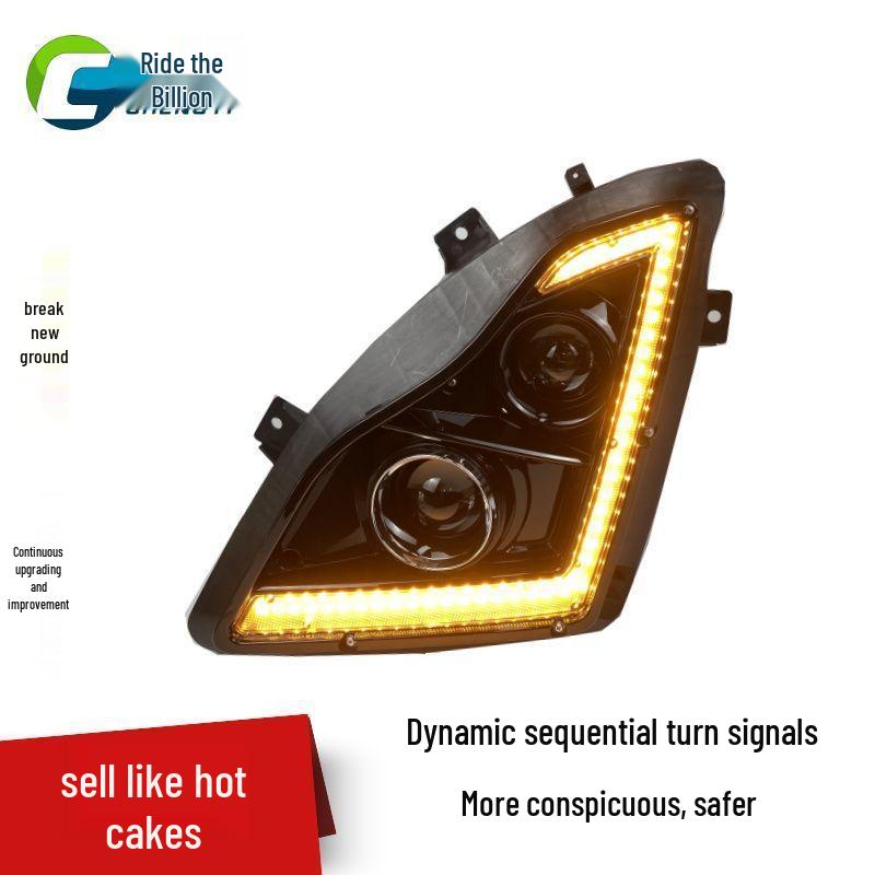 D320 Dual-Lens Super Bright LED Headlight Assembly for Tianlong KL Standard