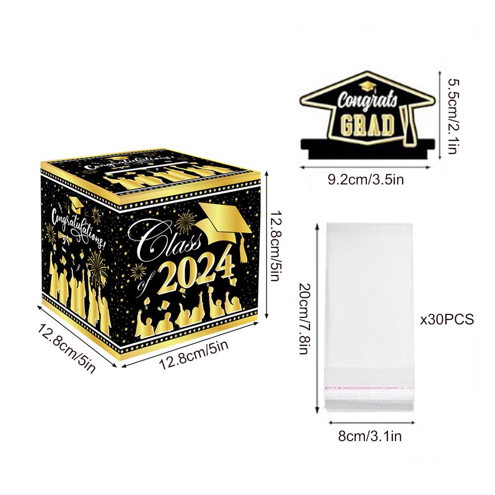 2025 Graduation Money Box Pull Cash Gift Box with Pull Out Card Money Clip Cash DIY Set Multifunctional for Graduation Favors