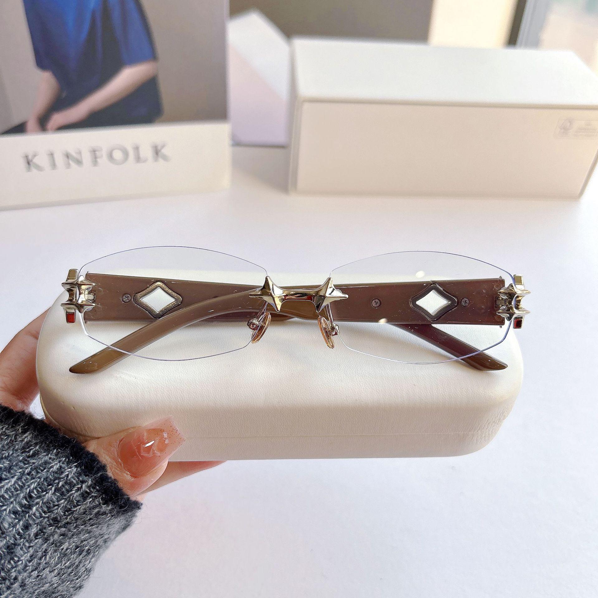 Starless Korean Y2K Style Polygonal Sunglasses - High-End UV Protection, Hot Girl Chic