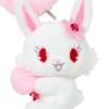 Sanrio Mascot Holder Fluffy Jewelpet 199711 (Heisei-born Character, Heart) (Ruby)