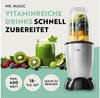 Stationary Blender Gourmetmaxx Mr. Magic Set 18-piece. Silver (13995)