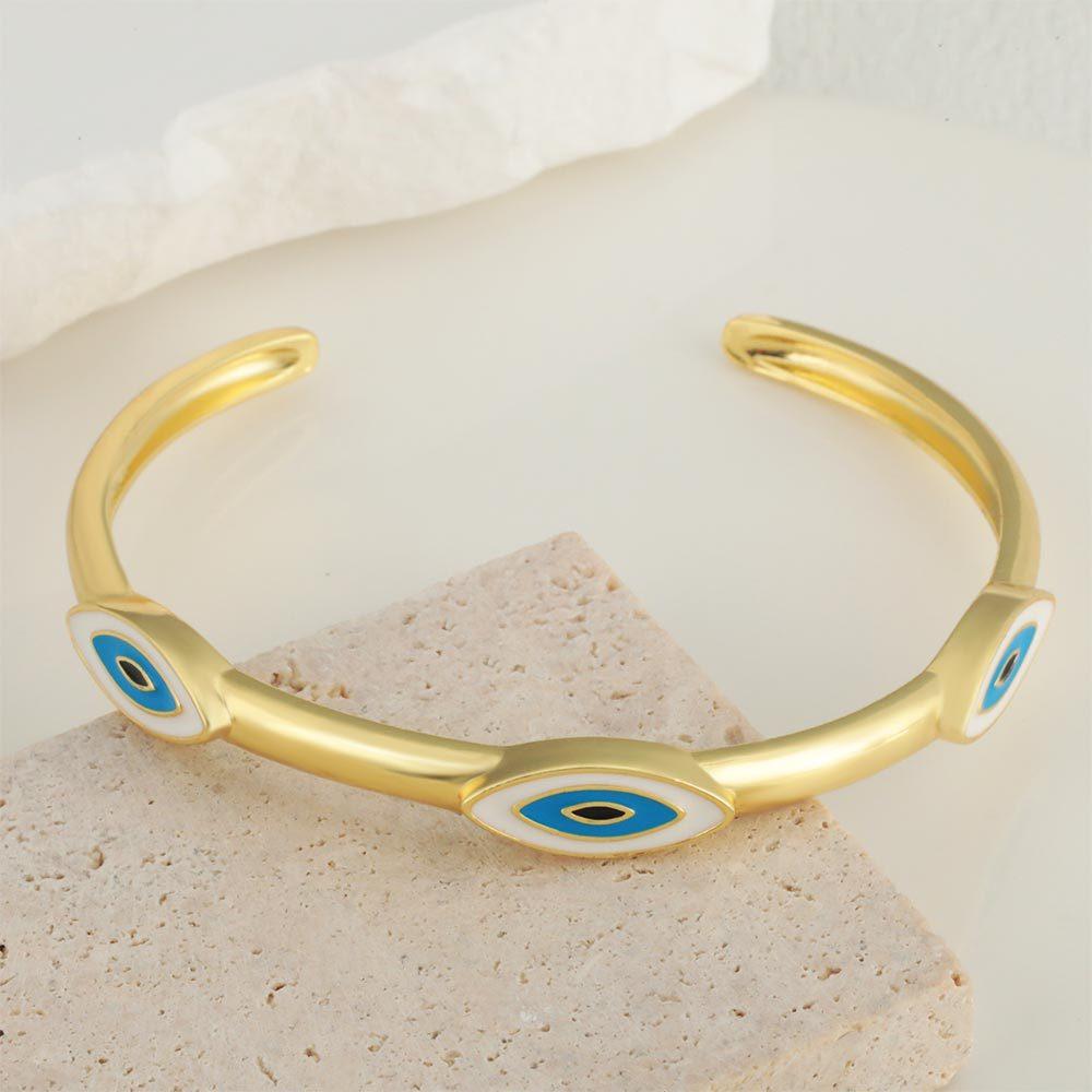 European and American Fashion New Product Dripping Oil Opening Bracelet Niche Hand Jewelry for Women