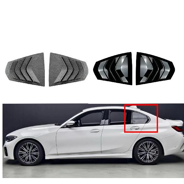 Finitura Trim Tapparella Laterale Finestrino Posteriore Per BMW Serie 3 G20 320i 325i 330i M340i 2019 2020 2021-2023 Adesivo Trim Presa d'Aria ABS