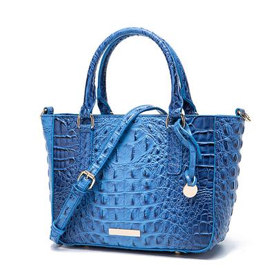 Crocodile Pattern Crossbody Bags for Women Fashion Designer Luxury Vintage Lady PU Shoulder Handbag