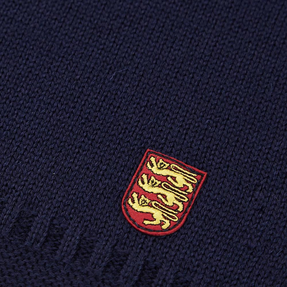 Geonjiulleunseu Fisherman Whole Garment Sweater - Navy