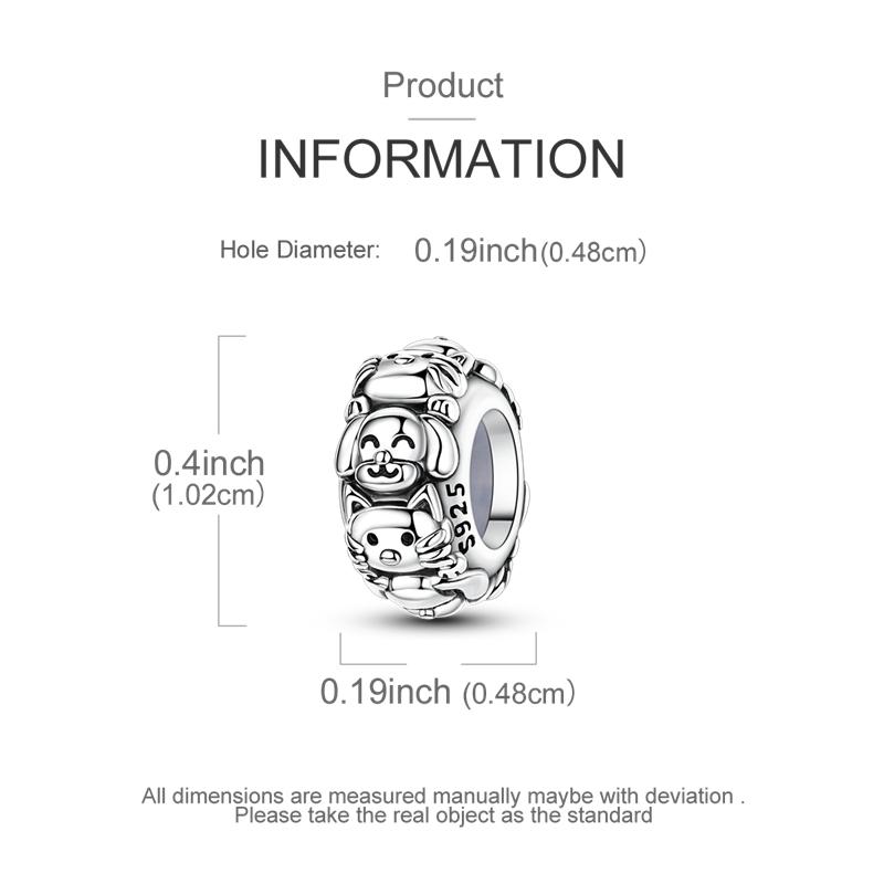 Original Copper Rabbit Robot Facial Rotation Charms Inlaid Zirconium Pendants Fit Bracelet Jewelry Gift Marking