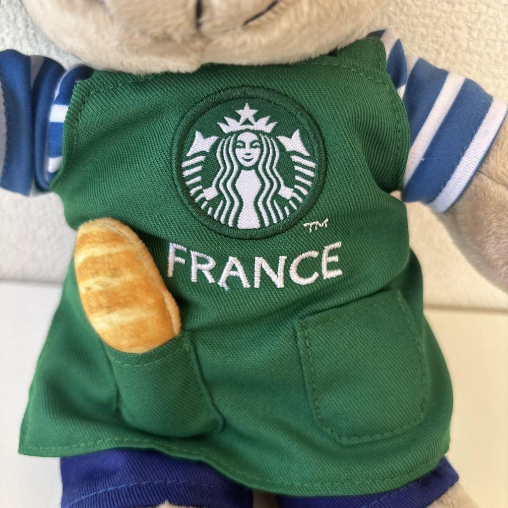 [USED] Starbucks France Exclusive Bearista Plush Teddy Bear Collection