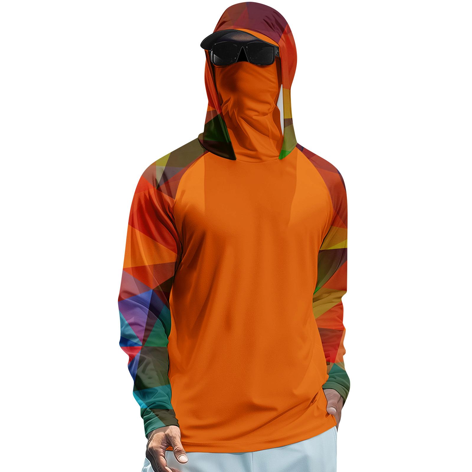 

Men s Lapel Printed Single Breasted Pocket Long Sleeve Casual Sports T-Shirt XL небо синє кольору