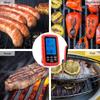 2PCS Wireless Meat Thermometer Food Barbecue Thermometer BBQ Grill Smoker Thermometer Cooking Oven Digital Thermometer