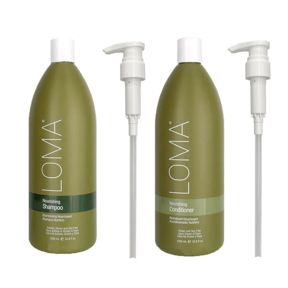 LOMA Nourishing Shampoo + Conditioner 1000ml (Pump Included)