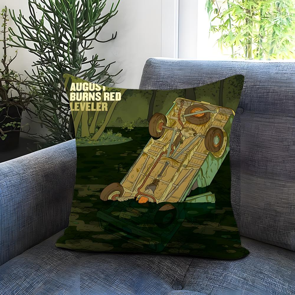 Trendy Aaugust Burns Reded Cushion Cover Comfortable Reversible Pillow Cover Ideal for Car Sofa Bedroom Beyond