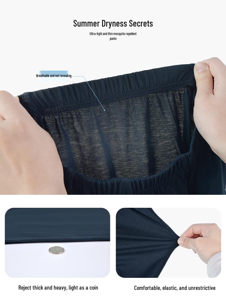 Kids' Navy Blue Ice Silk School Sports Pants and Casual Gray Pants for Toddlers To Older Children