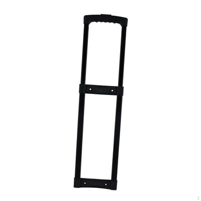 Poignée extensible de rechange pour bagage de voyage avec 2 niveaux, noire, résistante à l'usure, pièces de rechange DIY