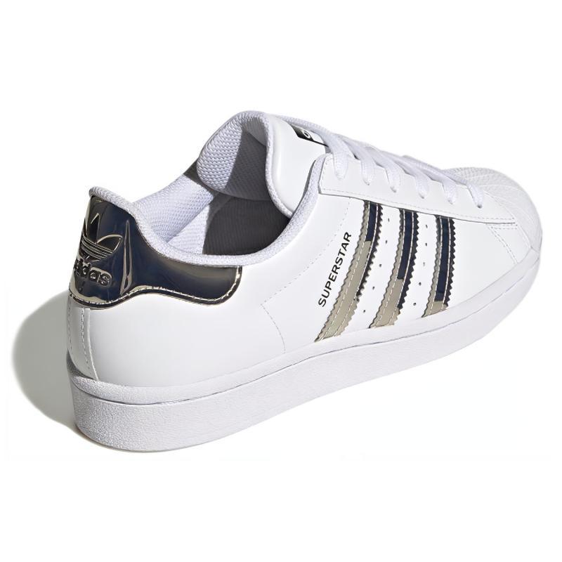 Adidas Superstar Cloud White Silver Metallic Women's Sneakers FW3915