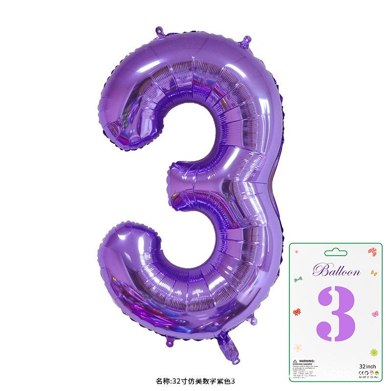 Halloween Decorations Birthday Balloon Set Music Girl Number Aluminum Ballons Kids Cosplay Party Supplies Gift Favor Decor