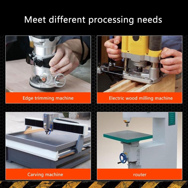 Flush Trim Bit With Bearing Routers Bit Woodworking Milling Cutter For Wood Bit End Milll Tool for Woodworking Furniture