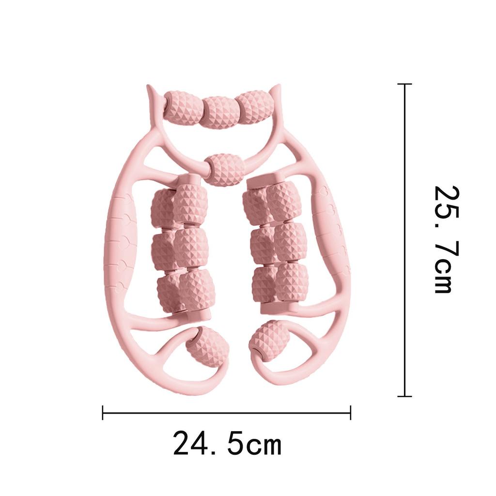 Newest 18 Wheel Annular Leg Clamp Massager Relax Massager Anti-cellulite Massager Body Slimming Roller Massage for Body