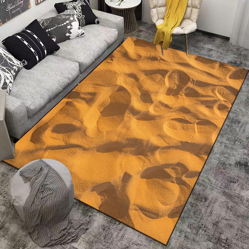 Desert Style Rug, Soft and Cozy Design Suitable for Use As an Anti-slip Game Mat for Living Room and Bedroom Sofas