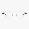 Aloeyewear [ALOXROUNZ] The Air ARA5103 C2 Ultra-light Round Oversized Transparent Clear Glasses Frame