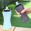 500ml Sport-Wasserflaschen mit weitem Hals, leicht zu reinigen, langlebig, Sport-Wasserflaschen für Radfahren, Laufen, Wandern