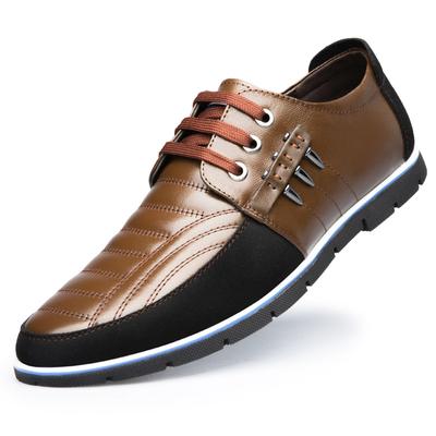 Fashion Mens Casual Top Layer Leather Hollow Outfit Youth Large Size Shoes Loafers Zapatos De Hombre Sneakers Men Loafer Shoes