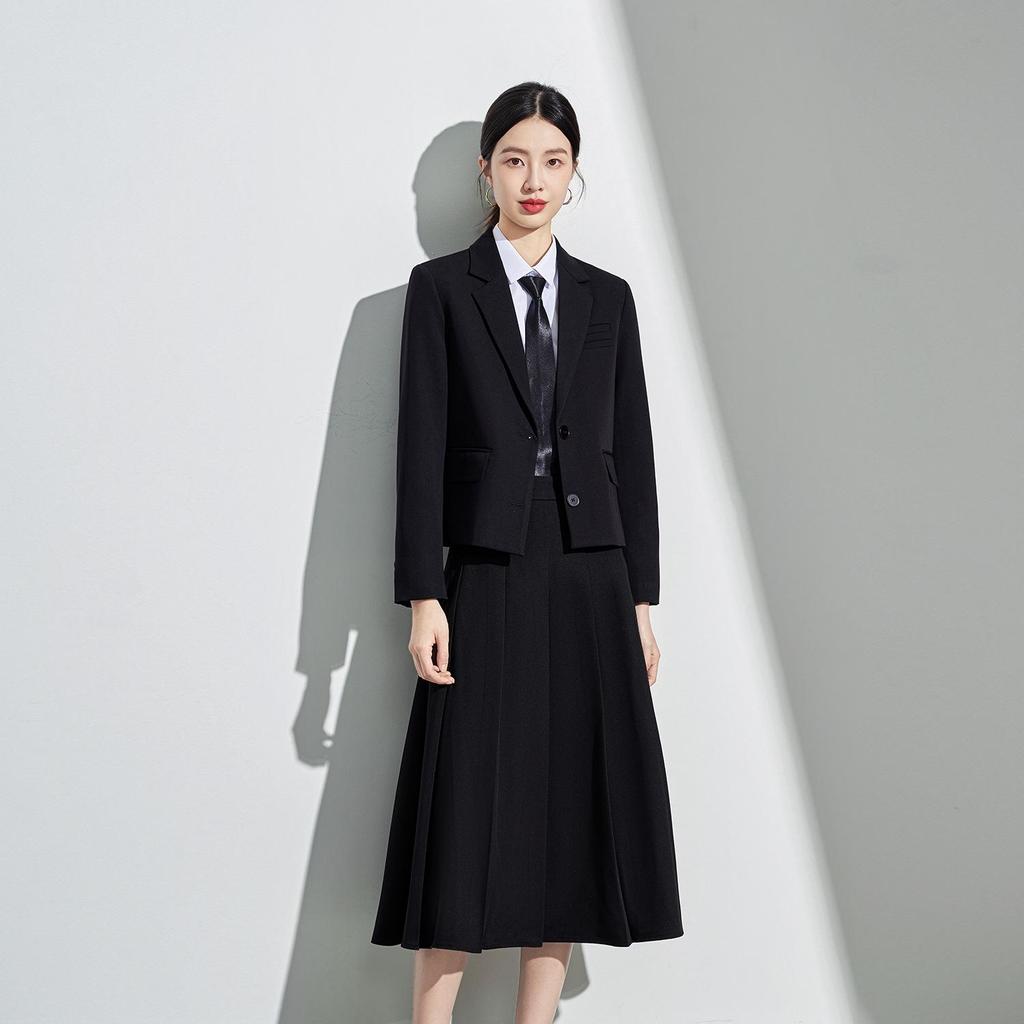 Women's Professional Suit Set - 2025 Spring/Autumn Short Blazer