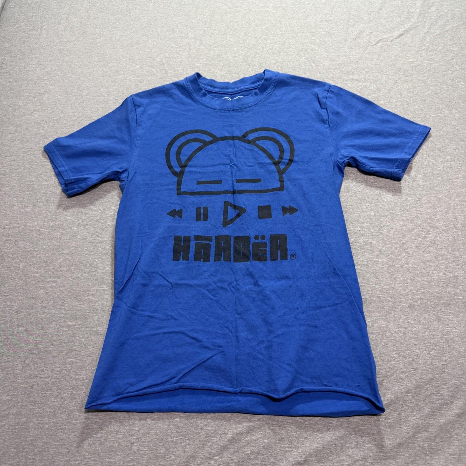Horber T Shirt Women s Small Graphic Print Logo Lounge Blue Tee XXXXL