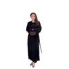 2025 Fall Women's Slim Fit Knit Dress - Round Neck, Long Sleeve, Wool