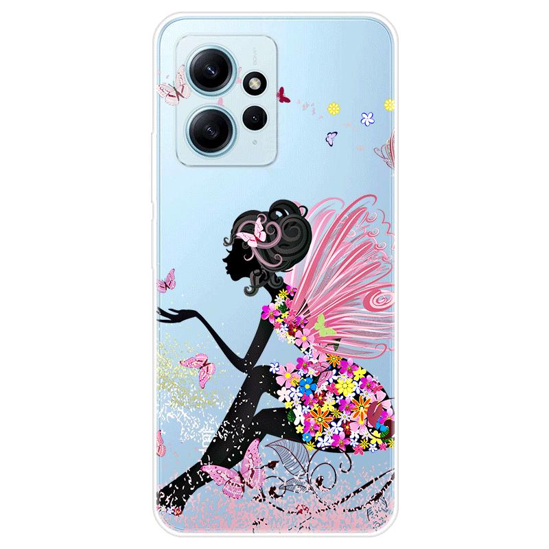 Per Xiaomi Redmi Note 12 Note12 4G Custodia morbida in silicone Cover posteriore Cartoon Phone Case Diversificazione