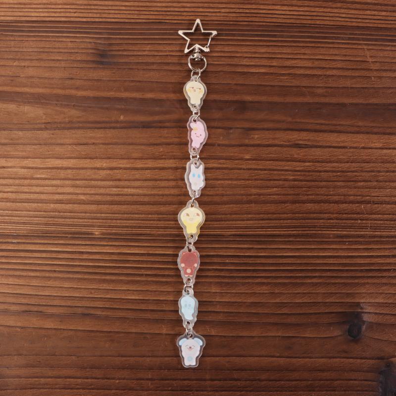 2025 Anime Acrílico Kpop Chaveiro Acessórios Pingente de Desenho Animado Bonito Criativo Enfeite de Bolsa Chaveiro de Carro Amigos Fãs Presentes